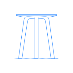Furniture Side Tables End Tables Bella Side Table Laser Cut Svg File, Free Vectors File